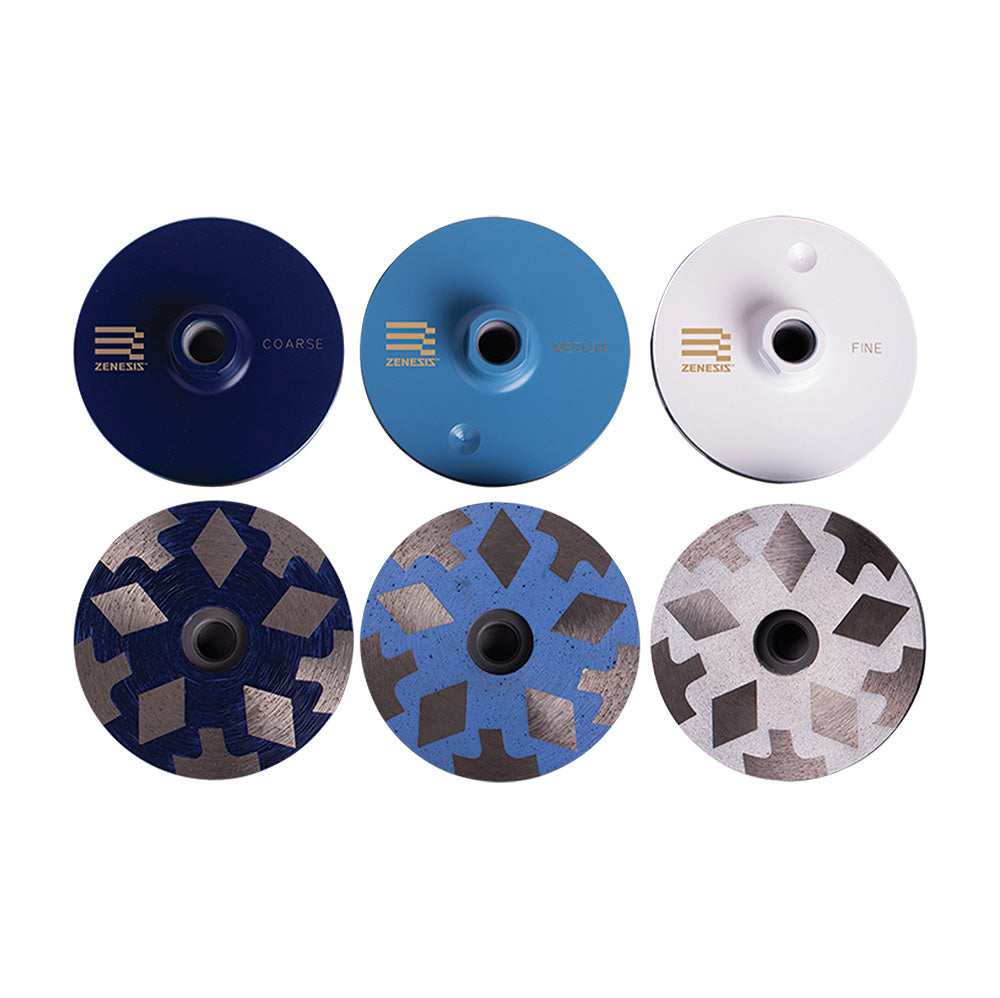 ZENESIS Resin Cup Wheels Front and Back