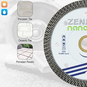ZENESIS™ NANO DRY Diamond Blade Applications