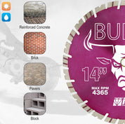 iCut™ Bull Diamond Blade Applications