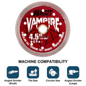 iCut™ Vampire Thin Diamond Blade Machine Compatibility